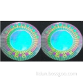 2015 Holographic new style round shape custom colorful hologram sticker